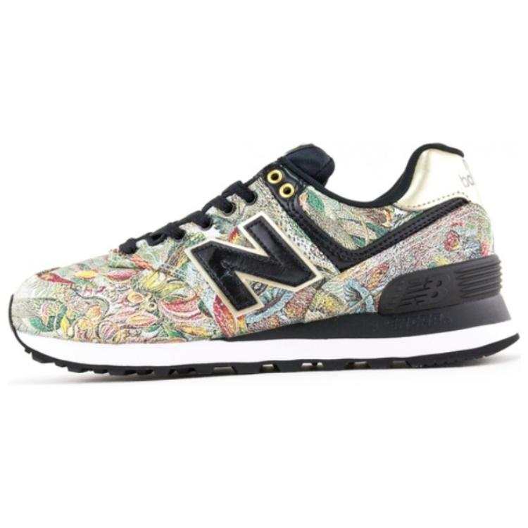 New Balance New Balance NB 574 Abrasion Resistant Low top Running Shoes Women's Multicolor Black