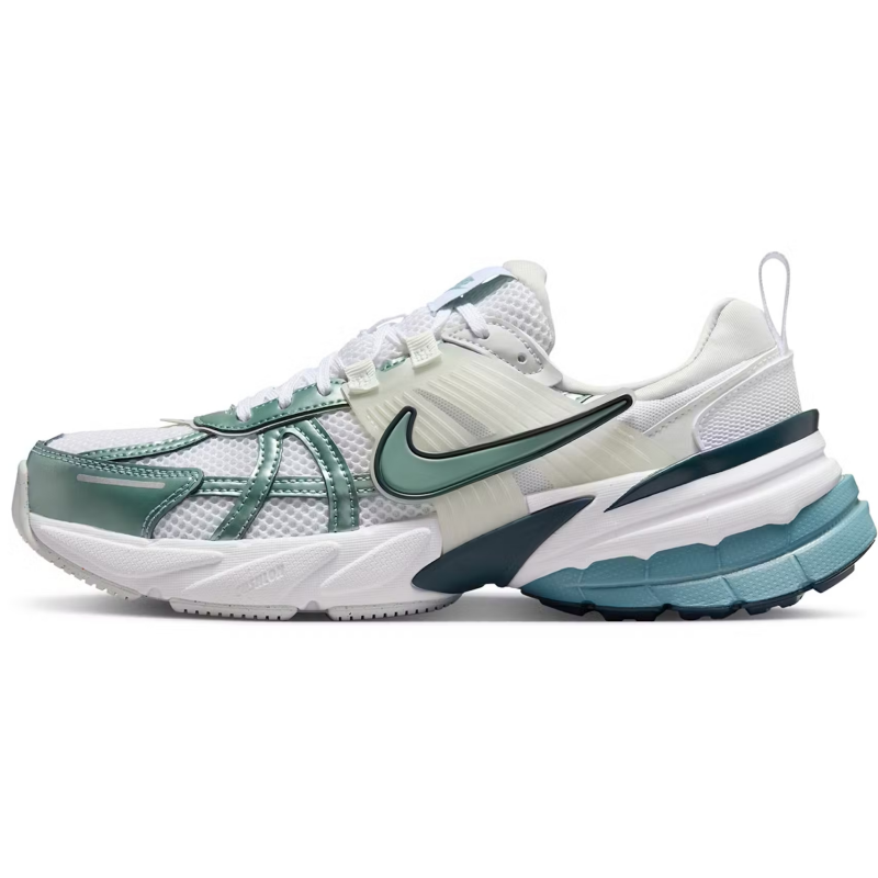 Nike Nike V2K Run Abrasion Resistant Abrasion Resistant Low top Casual Running Shoes Women's White Blue