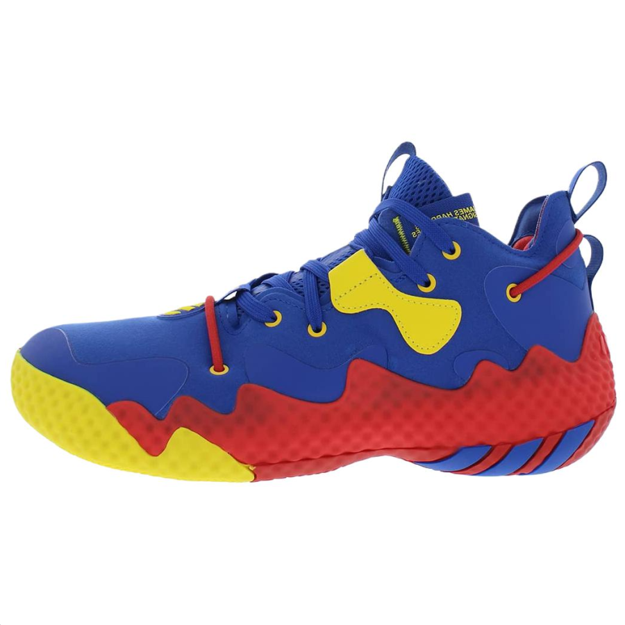 Adidas Adidas Harden Vol.6 Abrasion Resistant Breathable Abrasion Resistant Breathable Mid top Running Shoes Men's Blue