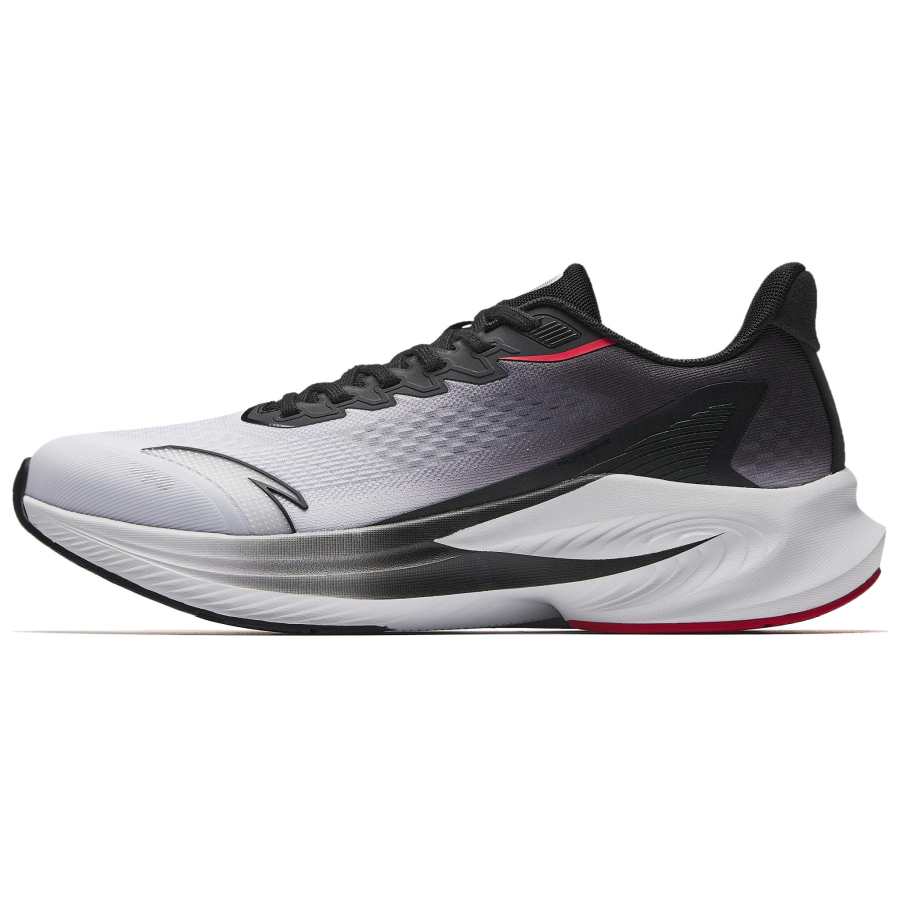 Anta Stinger 6 Breathable Low top A SHOCK Technology Physical Fitness Test & Exam Running Shoes Men's White Black