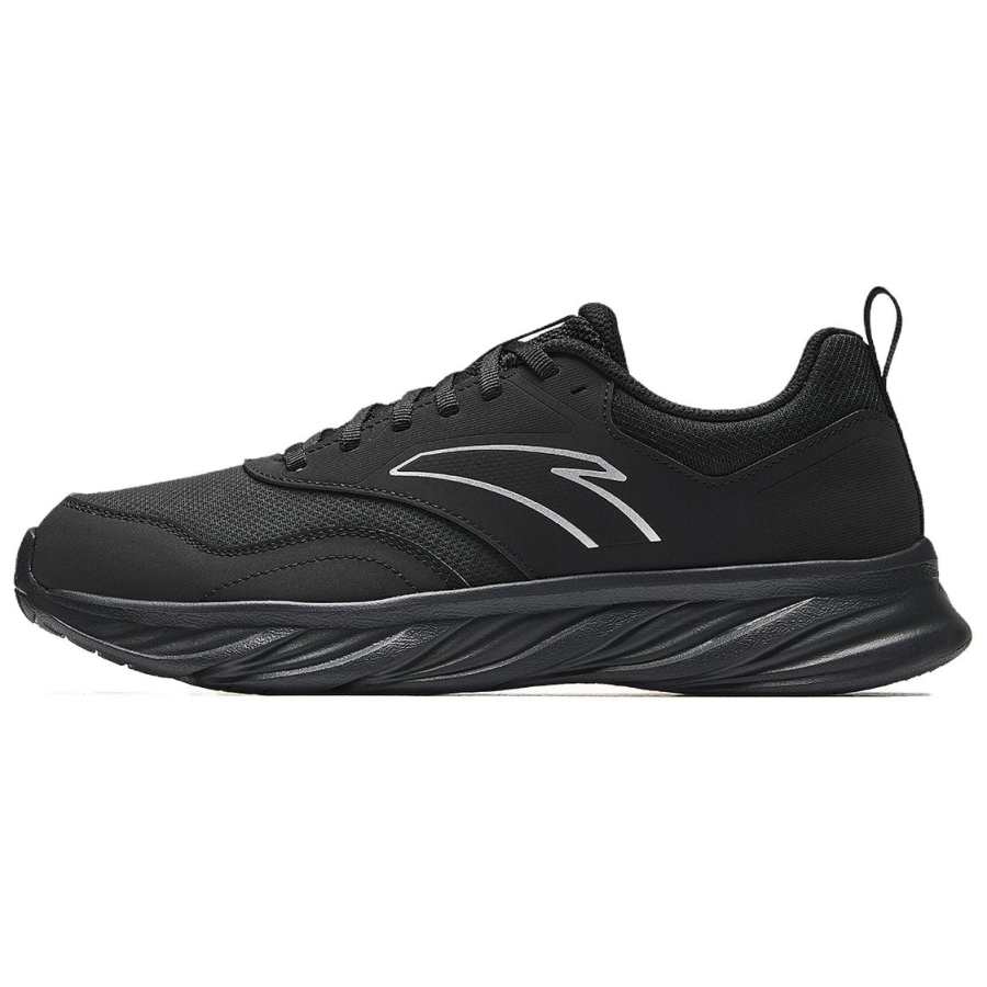 Anta Running Collection Wear resistant And Lightweight Low top Casual Running Shoes Men's Black