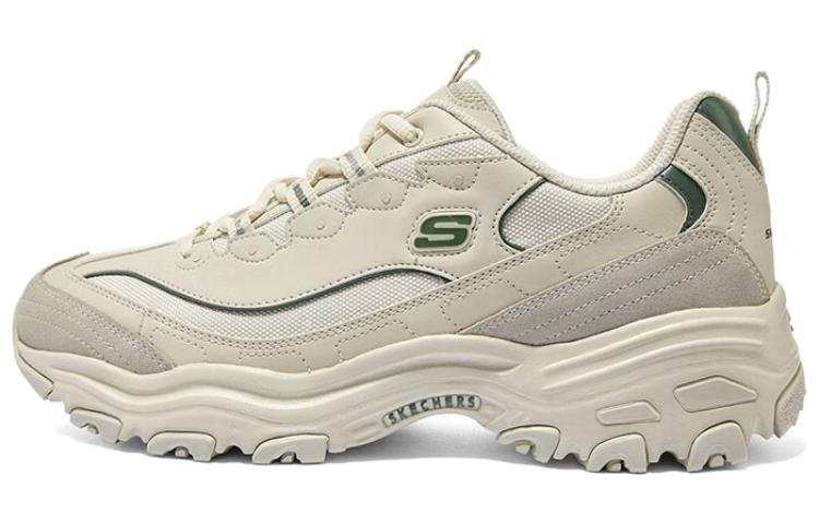 Skechers D'Lites 1.0 Mocha Bear Low top Chunky Sneakers Men's Beige Green