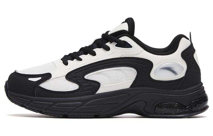 Anta Comfortable Cushioning Slip Resistant Abrasion Resistant Low top Running Shoes Women's White Black