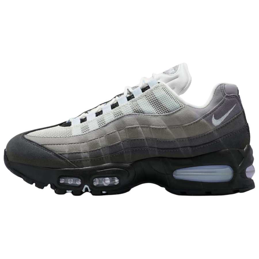 Nike Nike Air Max 95 Abrasion Resistant Abrasion Resistant Low top Casual Running Shoes Women's Black Gray