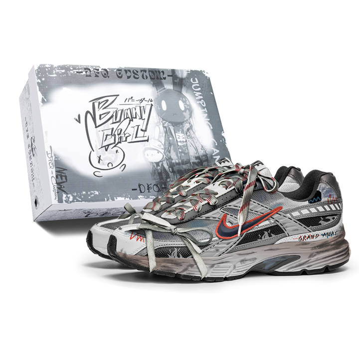Nike Nike Initiator Cushioning Low top Running Shoes Men's Gray White