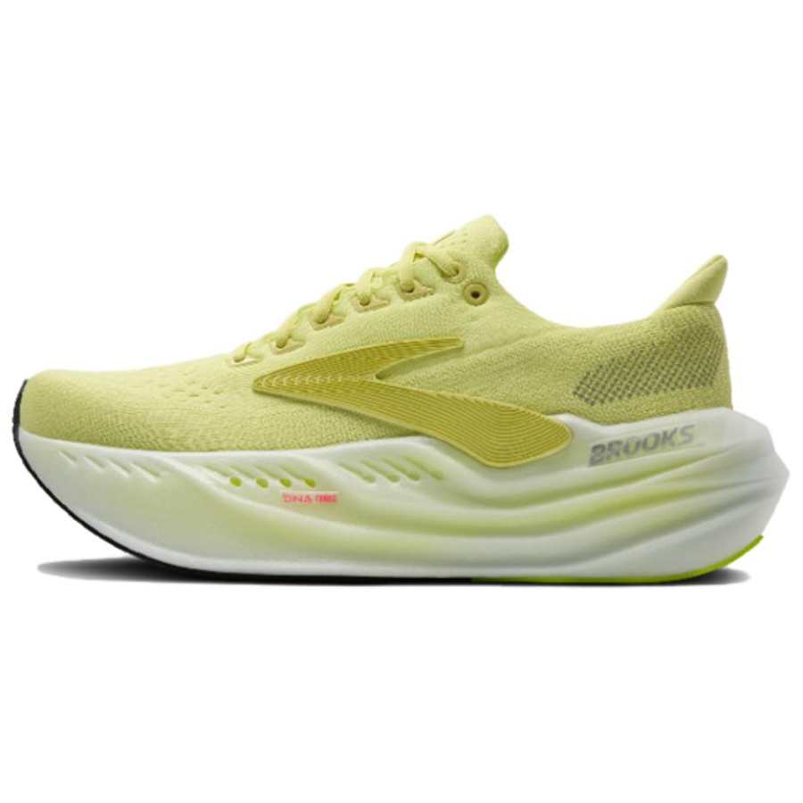 Brooks Glycerin Max Low top Casual Marathon Long Distance Running Shoes Men's Light Yellow