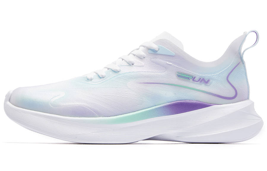 QIAODAN Light Speed 3.0 PLUS Fashion Low top Running Shoes Men's White Blue