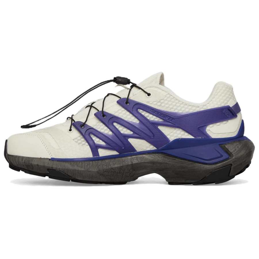 SALOMON XT PU.RE ADVANCED Comfortable And Lightweight Low top Running Shoes Unisex White Purple