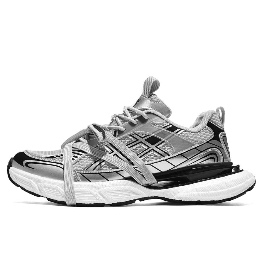REPUSEN Cushioning Slip Resistant Height Increasing Low top Chunky Sneakers Unisex
