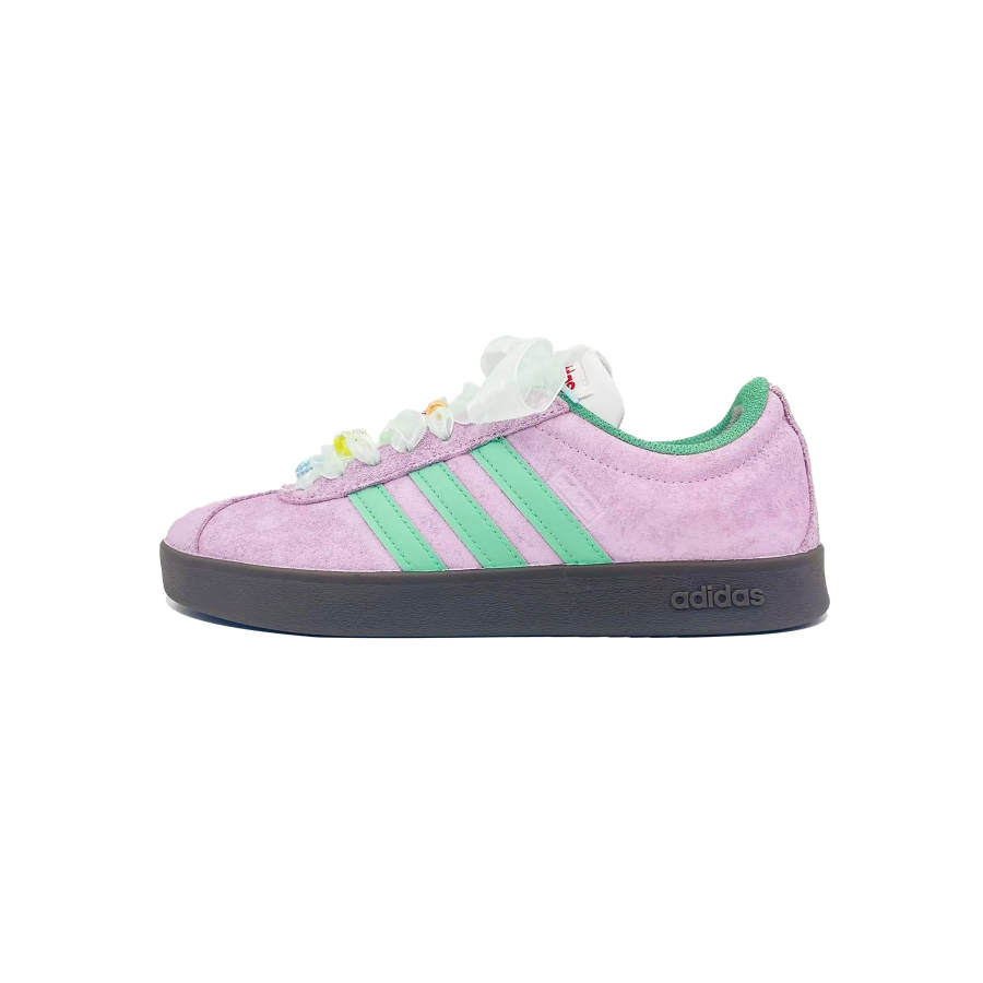 Adidas Adidas VL COURT 2.0 Purple Wisteria Bubble, Sweet Style Lightweight Low top Skateboard Shoes Unisex Pink Purple