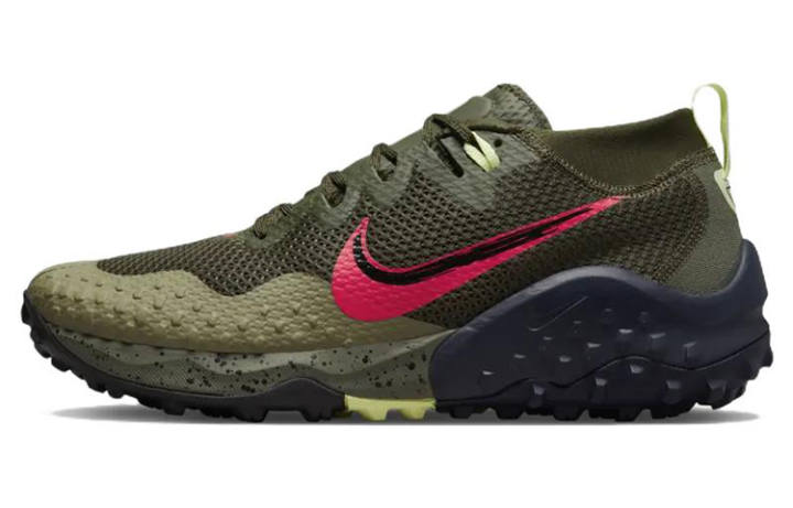 Nike Nike Wildhorse 7 Cargo Khaki Siren Red
