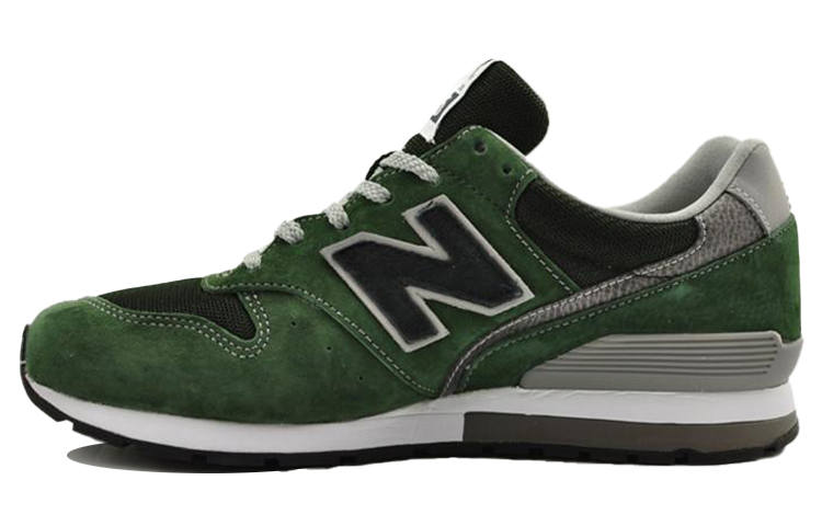New Balance New Balance NB 996 Textile, Artificial Leather, Pigskin Low top Marathon Running Shoes Unisex Moss Green