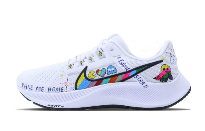Nike Nike Pegasus 38 Slip Resistant Abrasion Resistant Low top Running Shoes Men's White
