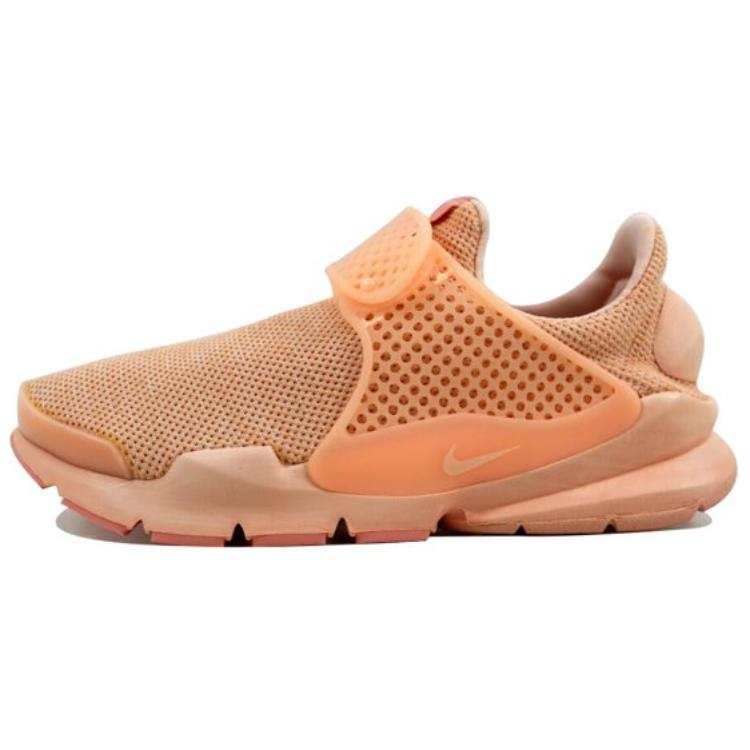 Nike Nike Sock Dart Cushioning Breathable And Quick Dry Low top Running Shoes Men's Orange