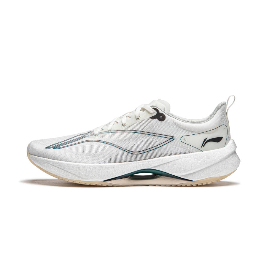 Li-Ning Li Ning Super Light 21 Slip Resistant, Abrasion Resistant, Breathable Low top Casual Running Shoes Men's Ivory