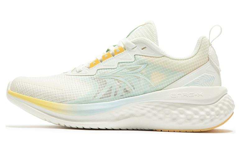 361° E Resilient TR 2.0 Slip Resistant, Abrasion Resistant, Breathable Low top Running Shoes Women's White Cyan Yellow