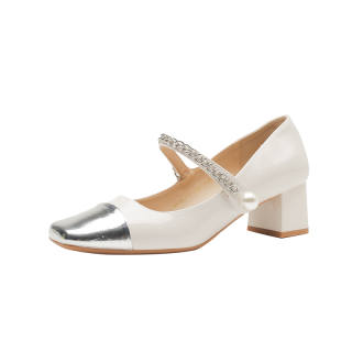 WALIBU Chunky Heel Mary Jane Shoes 5CM Women's