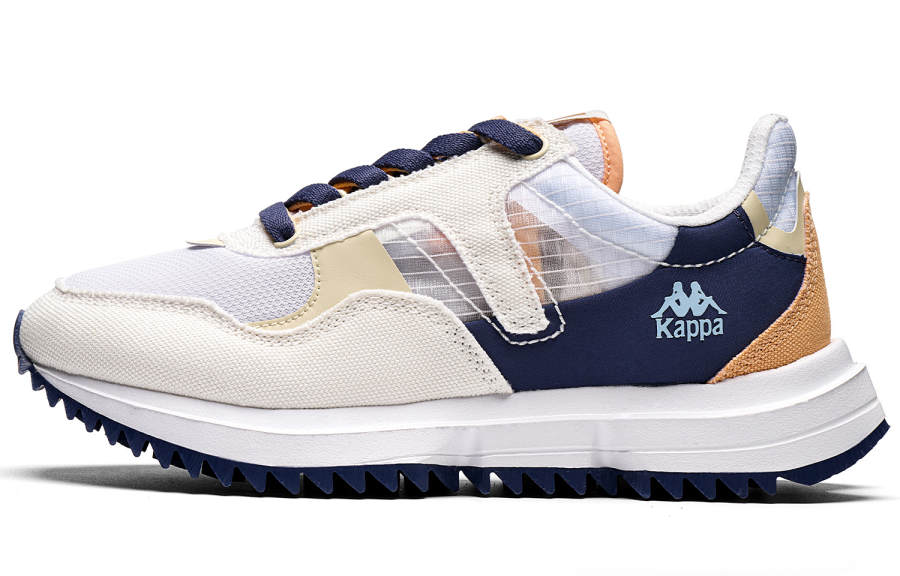 Kappa Low top Casual Running Shoes Women's Beige Blue