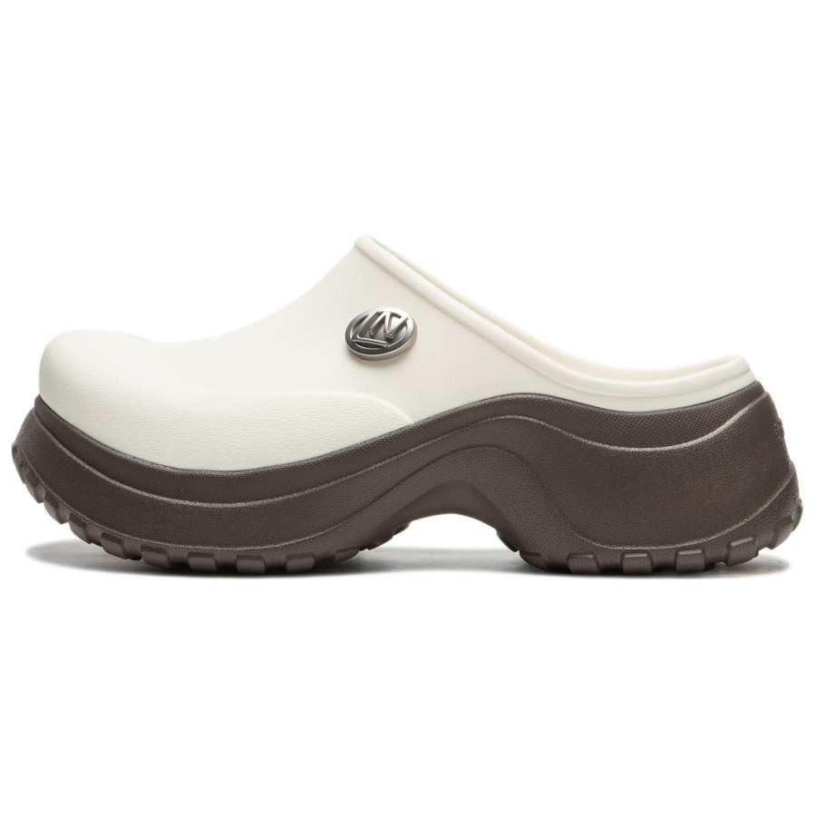 Li-Ning Li Ning Project* Abrasion Resistant Closed Toe Slippers Women's Ivory
