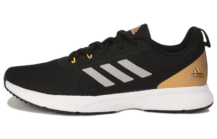 Adidas Adidas Glowrun Running Shoes Men's Low Top Black/Orange