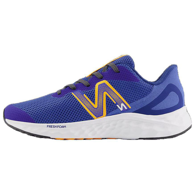 New Balance Fresh Foam Arishi New Balance v4 Big Kid 'Marine Blue Hot Marigold'