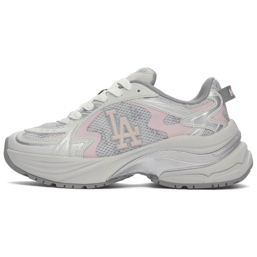 MLB Curve Runner Abrasion Resistant, Breathable, Lightweight Low top Chunky Sneakers Women's Gray