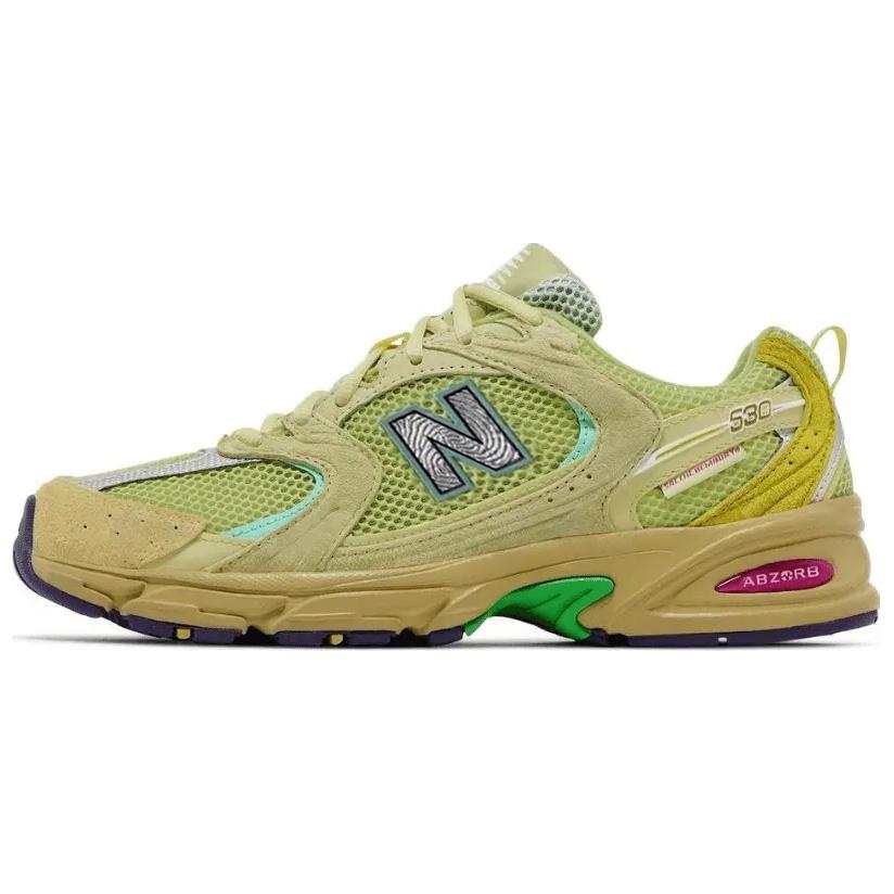 New Balance New Balance x Salehe Bembury NB 530 Low top Casual City Commuting Running Shoes Unisex Green