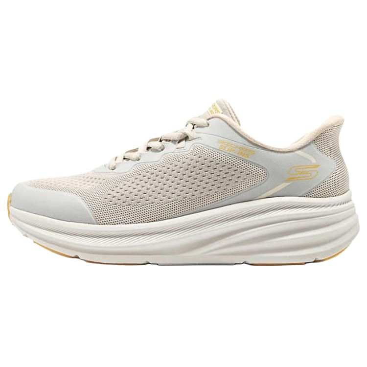 Skechers Slip Ins Fabric Low top Running Shoes Men's White Gray