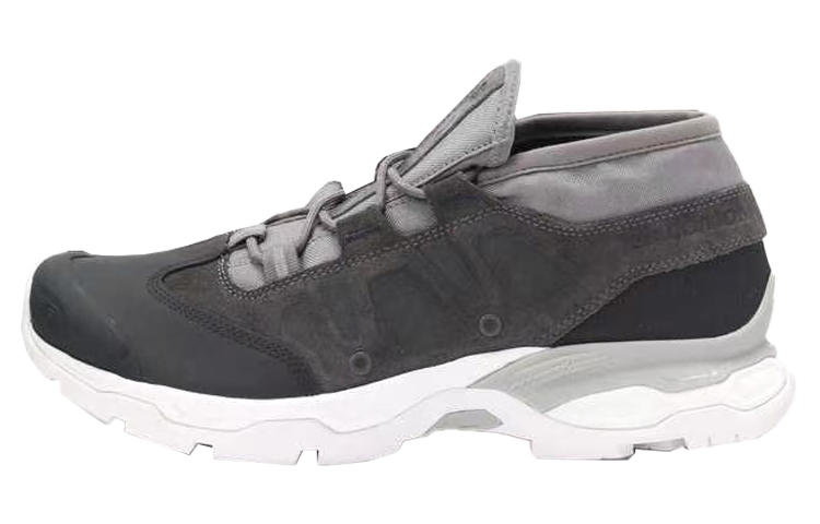 SALOMON x And Wander Leather Fashion Slip Resistant Abrasion Resistant Low top Outdoor Shoes Unisex Gray
