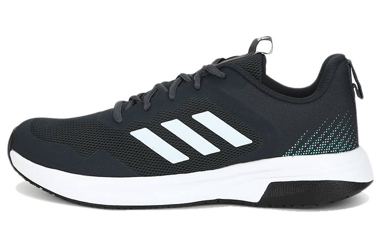 Adidas Adidas Vigilaar Lace Up Abrasion Resistant Breathable Low top Running Shoes Men's Dark Blue