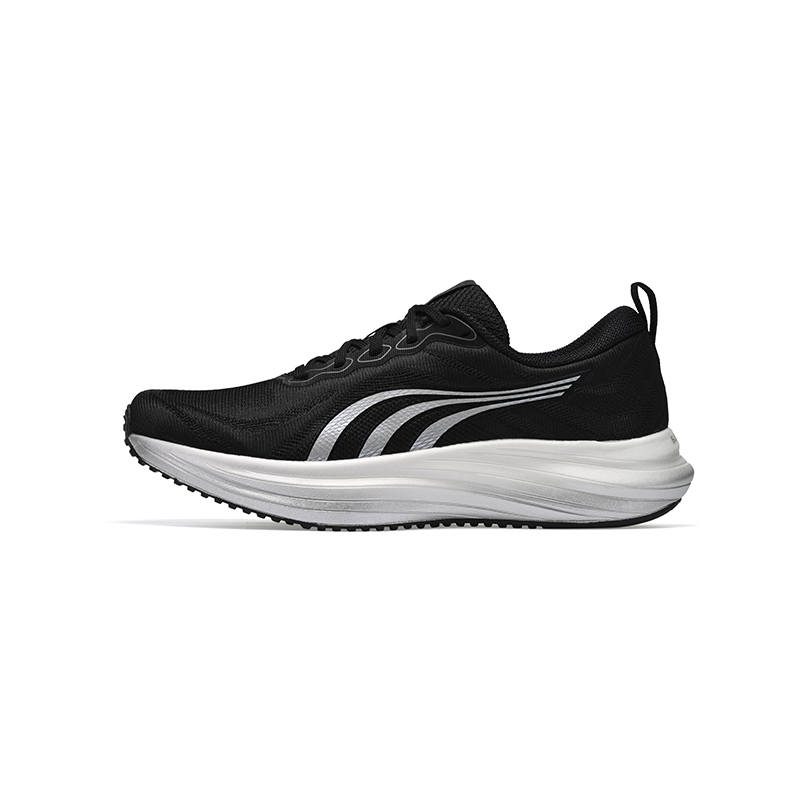 DO-WIN DO WIN Critical 2 Cushioning Slip Resistant Abrasion Resistant Low top Running Shoes Unisex Black/Silver