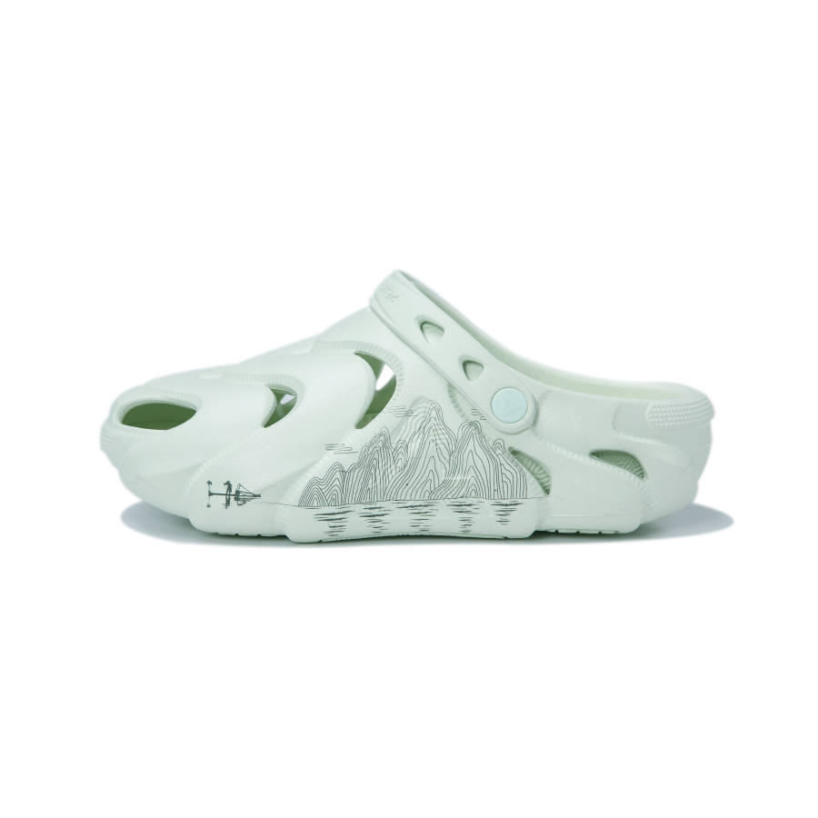 PEAK PEAK Taichi Clogs Men's Green Gray