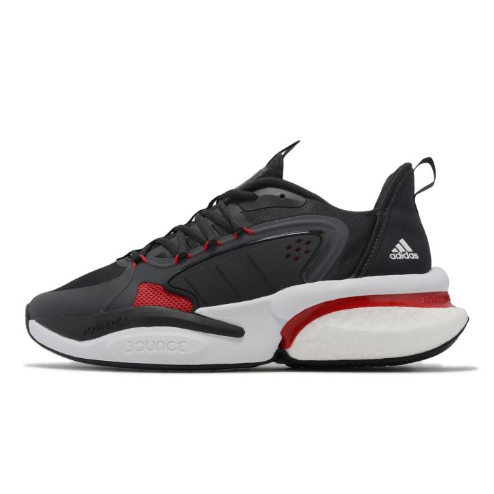 Adidas Adidas ALPHABOOST V1 Mesh Low top City Commuting Running Shoes Unisex Black White
