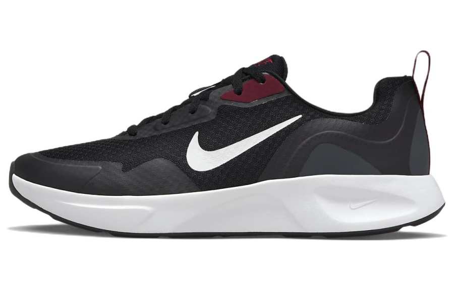Nike Nike Wearallday Fabric Cushioning Slip Resistant Abrasion Resistant Breathable Low top Running Shoes Men's Black
