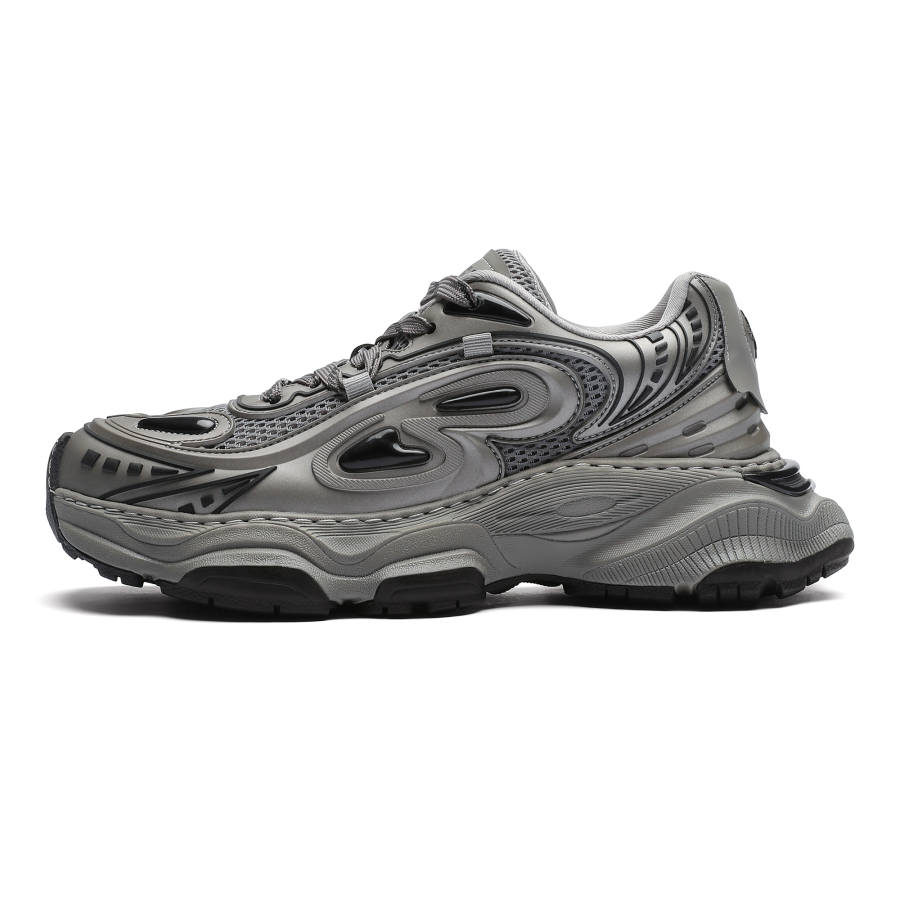 JEEP SPIRIT Low top Chunky Sneakers Unisex Graphite Silver