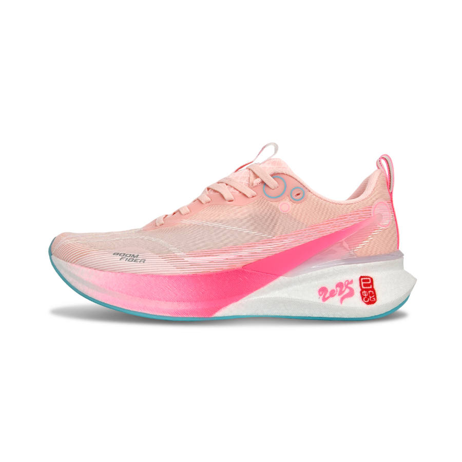 Li-Ning Li Ning Red Hare 8PRO Cushioning Slip Resistant Abrasion Resistant Low top Casual Running Shoes Unisex Pink