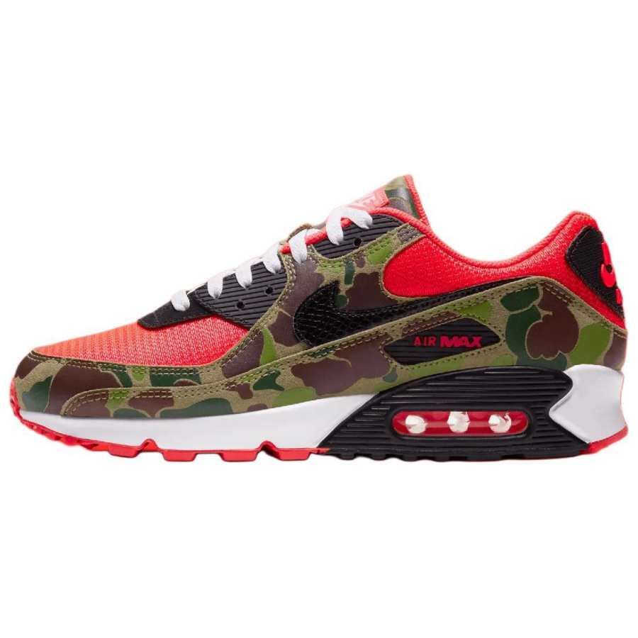 Nike Nike Air Max 90 Low top Running Shoes Unisex Black Red 2024 Edition