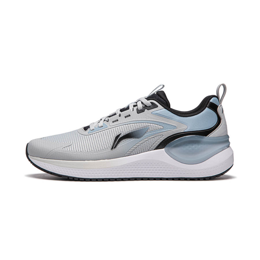 Li-Ning Li Ning Eazgo V2 Low top Casual Running Shoes Men's Gray Blue