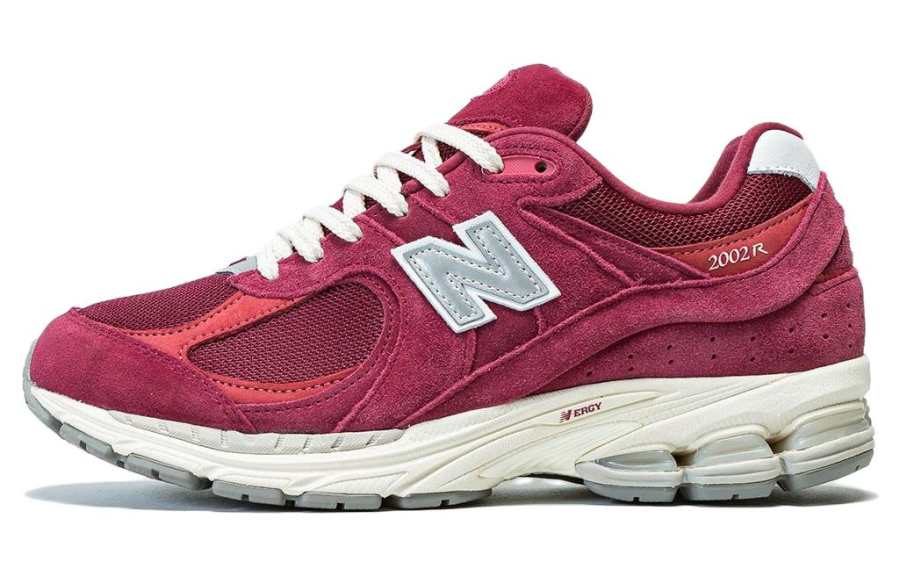 New Balance New Balance NB 2002R Low top Casual City Commuting Running Shoes Unisex Burgundy