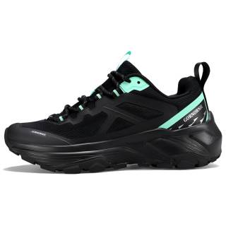 GORNORNIE Abrasion Resistant Lightweight Rebound Low top Casual Training Sprint Running Shoes Women's Black Green