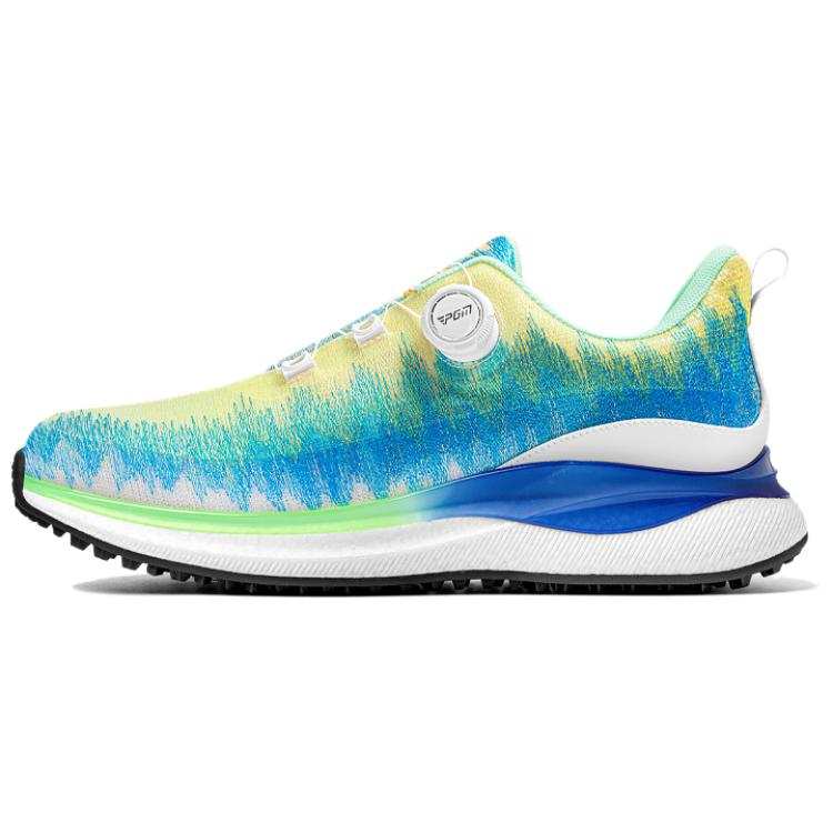 PGM Breathable And Wear resistant Low top Golf Shoes Men's Green Yellow