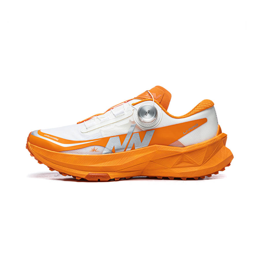 Li-Ning Li Ning De Lucas PRO Running Shoes Unisex Low Top Standard White/Ice Orange
