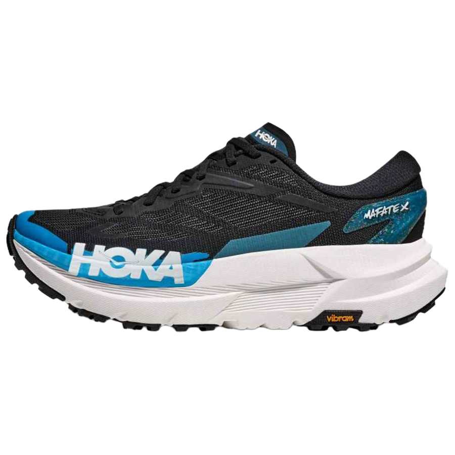 HOKA ONE ONE Mafate X VIBRAM® MEGAGRIP Running Shoes Men's Black Blue