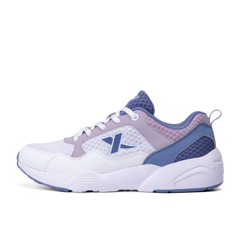 XTEP Abrasion Resistant Breathable Abrasion Resistant Breathable Low top Running Shoes Women's White Purple