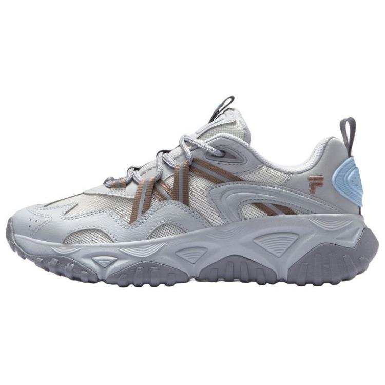 FILA FUSION FREEROAM Wander Shoes Abrasion Resistant Low top Chunky Sneakers Women's Gray