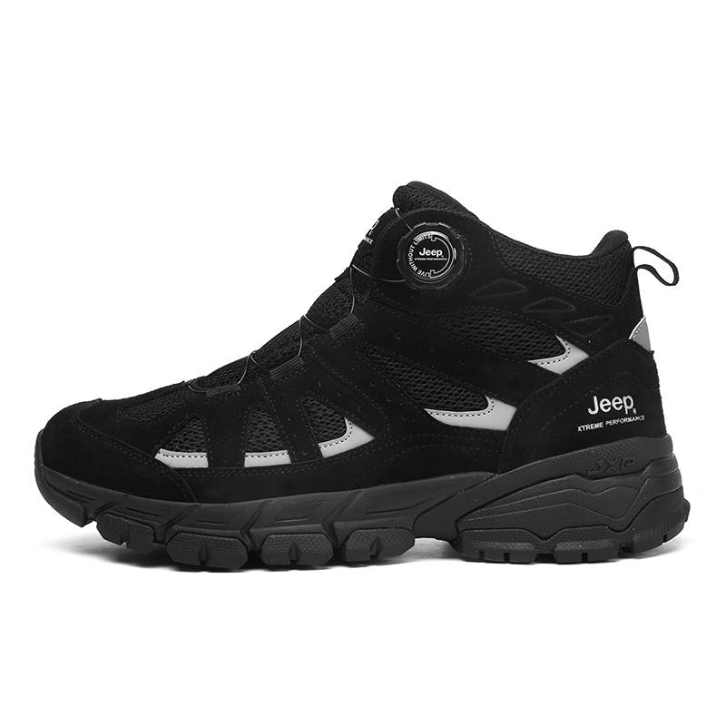 Jeep Outdoor Shoes Men's High Top Black
