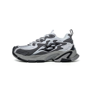 BLIND402 Abrasion Resistant Slip Resistant Low top Running Shoes Unisex Gray White