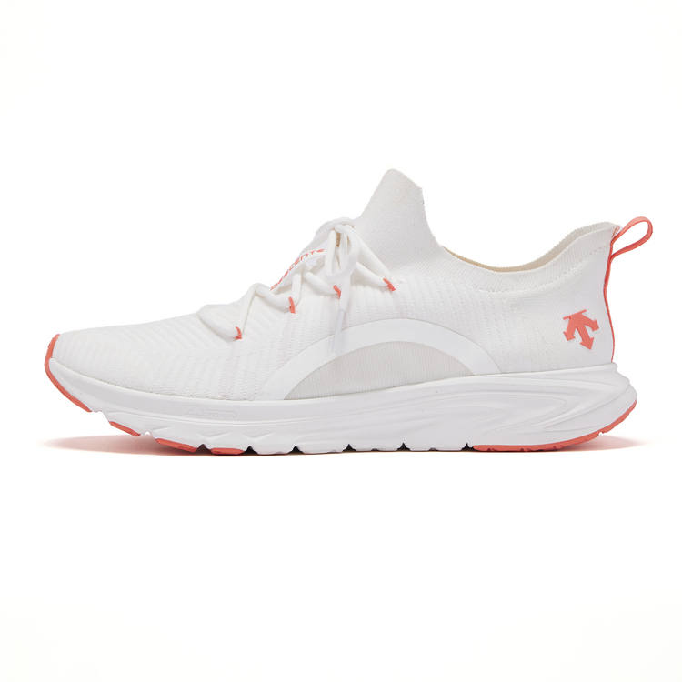 DESCENTE RUNNING Cushioning Rebound Cushioning Rebound Low top Sports Running Shoes Women's Peach Pink