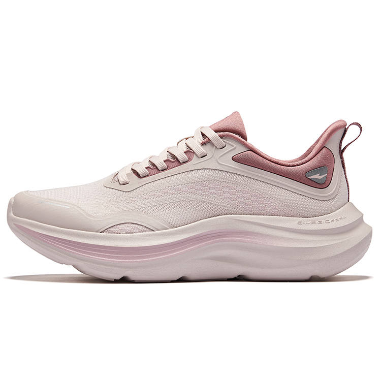 Erke Breathable Lightweight Rebound Low top Casual City Commuting Running Shoes Women's Painted Gray Lip Stain