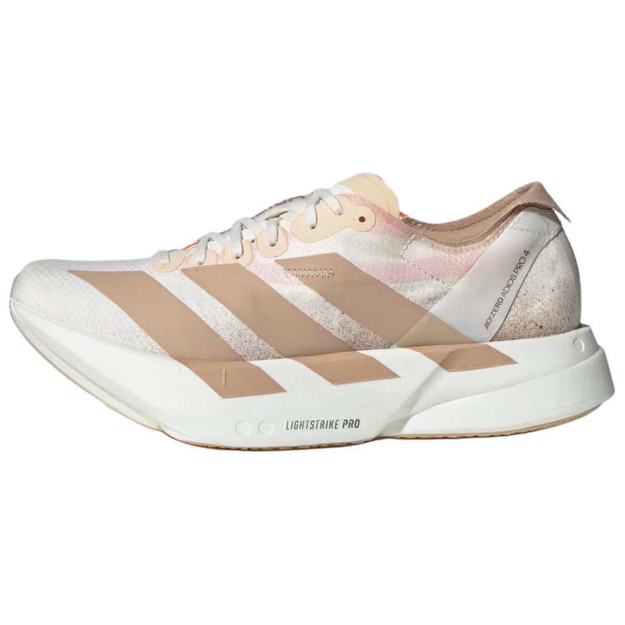 Adidas Adidas Adizero Adios Pro 4 Low top Casual Training Physical Fitness Test & Exam Running Shoes Women's White Orange